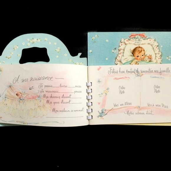 Vintage 1960 Mon Premier Journal Capitol Publishing Company Album Bébé Souvenir - Picture 4 of 10